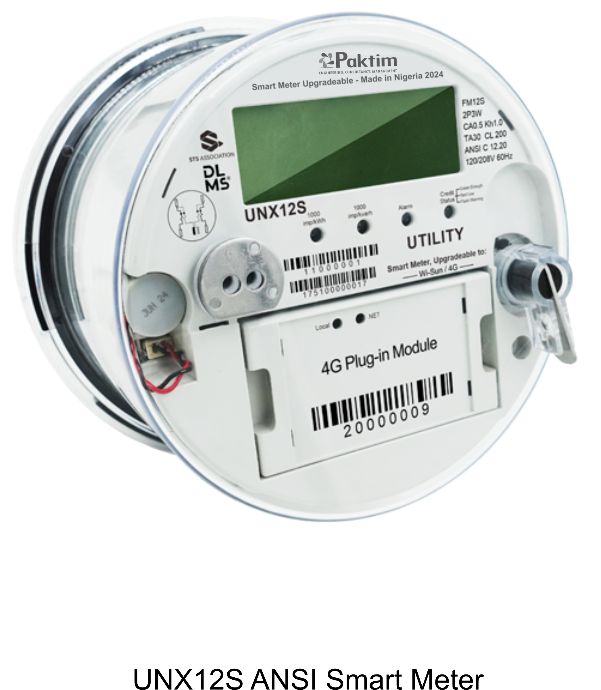 UNX12S ANSI Smart Meter